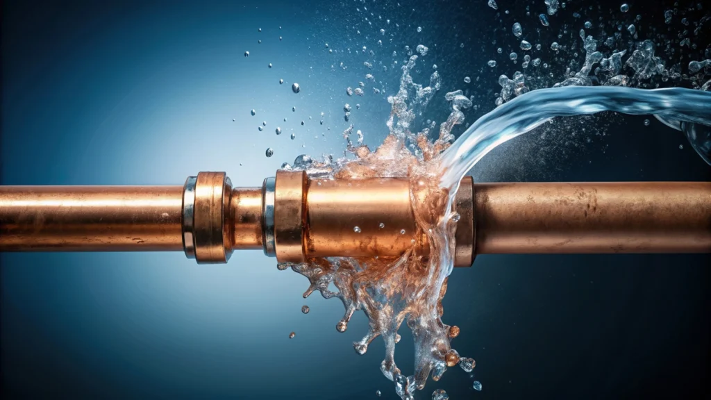 A broken supply line