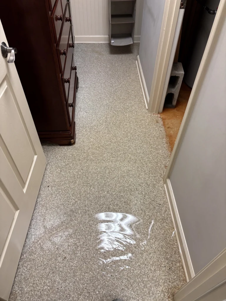 Basement flooded from sump pump failure