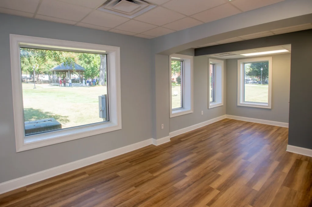 Commercial space restored after water damage