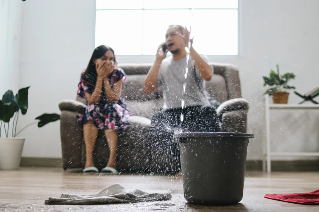 Water damage is stressful. Call First In Restoration.