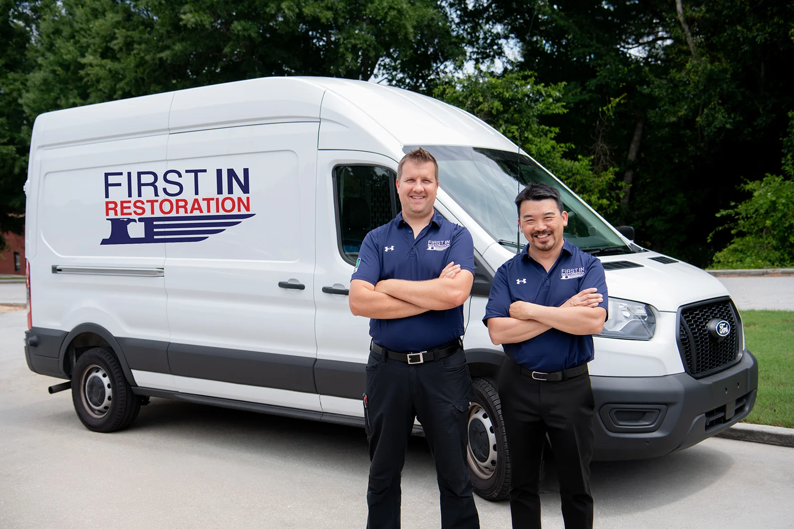 First In Restoration equipment and restoration work